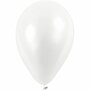 Ballonnen, wit, d 23 cm, 10 stuk/ 1 doos
