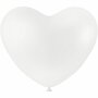 Ballonnen, wit, hart, 8 stuk/ 1 doos