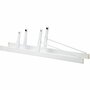 Basis voor papier opslagrek - 540 mm - Set van 2 stuks - Wit gelakt - Inclusief schroeven