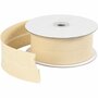 Bias Band - Naturel - Afwerkband - Katoenen Biasband - Stevig & Duurzaam - Breedte 36 mm - Lengte 10 m - 1 Rol