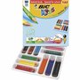 BIC Eco Evolution Kleurpotloden - 12 stuks - Driehoekig - Breukvast - Milieuvriendelijk - 5 mm vulling - Gerecycled materiaal