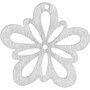 Houten Bloemen - Happy Moments Bloemen Decoratie - DIY Houten Bloemen Set - Creatieve Houten Bloemen Crème - Kleine Bloemen Knutseldecoratie - 2,7 cm - 20 Stuks