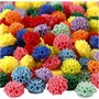 Bloemkralen - Harselementen - Diverse Kleuren - DIY Sieraden & Decoratie - Plat Met Gedetailleerde Afwerking - 15x8 mm - 300 ml - 250 Stuks