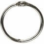 Boekbindersring - Scharniersluiting - Zilver - Sterke Binder Ringen - Scrapbooking - Planner & Album - DIY Kantooraccessoire - 25mm Diameter - 2,7mm Dikte - 10 Stuks
