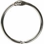 Boekbindersring - Metalen Ring Scharniersluiting - Geschikt voor Bundelen - Zilverkleurig - Dia: 32mm - Dikte: 2,7mm - Creotime - 8 stuks