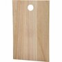 Snijplank/Bord – Houten Snijplank Met Ophangoog – Bord Van Licht Hout – Keizerin Boom Houten Plank – Uithangbord Voor Decoratie – 35x22 cm - Dikte 13 mm - 1 Stuk