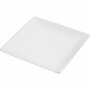 Vierkante Porseleinen Borden - Wit Porselein Schalen Set - Servies voor Eettafel - Luxe Porselein Bord - Hittebestendig Servies - 12,7x12,7 cm - 10 Stuks