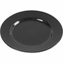 Zwarte Keramische Bordjes - Glanzend Keramiek Servies - Ronde Eetborden - Moderne Zwarte Borden Set - Tafelservies Keramiek - Diameter 19 cm - 6 Stuks