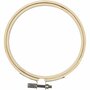 Borduurframe - Houten Borduurring - DIY Borduren - Handwerk Frame - Fijne Borduurhoepel - Hobby Borduuraccessoire - Handige Borduurring - D 10 cm - 1 Stuk