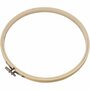 Borduurframe - Houten Borduurframe - Borduurring - Borduur Gereedschap - Borduurstof Spannen - Punch Needle Frame - Borduurtechnieken - Borduurgaren - Borduur Accessoires - 20cm
