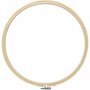 Borduurframe - Borduurring - Houten Borduur Hoepel - Handwerkhoepel - Met Schroef - Handwerken, Borduren, Quiltwerk, Hobbyprojecten - Diameter 25 cm - 1 Stuk
