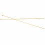 Breinaalden - Bamboe - Hoge Kwaliteit - Lichtgewicht & Glad - Comfortabel in Gebruik - Dikte: 2,5 mm - L: 35 cm - 1 Paar