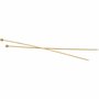 Breinaalden - Bamboe - Stevig & Lichtgewicht - Gladde Afwerking - Duurzaam & Comfortabel - Geschikt voor Breiprojecten - Dikte: 3,5 mm - L: 35 cm - 1 Paar