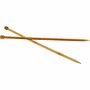 Breinaalden - Bamboe - Extra Sterk - Duurzaam & Lichtgewicht - Comfortabel in Gebruik - Ideaal voor Dikke Wol - Dikte: 9 mm - L: 35 cm - 1 Paar