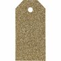 Cadeaulabels - Luxe Gouden Cadeaulabels - Glitter Labels - Geschenk Tags - Gift Tags - Decoratieve Labels - 5x10 cm - 300 gr - 15 Stuks - Feestdecoratie