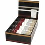 Vivi Gade Cadeaulintenset - Luxe Satijnen Cadeaulinten - Geschikt Voor Geschenkverpakking, DIY Decoratie & Bloemstukken - Hoge Kwaliteit Stof - Multicolor Set (Zwart, Rood, Wit, Zilver, Goud) - 25 Met