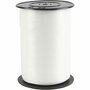 Cadeaulint - Wit Lint - Glimmend - Geschenkverpakkingslint - Striklint - Krullint - Sierlint - Inpaklint - Cadeaudecoratie - Breedte: 10 mm - Lengte: 250 mtr