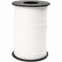 Cadeaulint - Wit Cadeaulint - Matt Witte Lint - 10mm Lint - Verpakking Lint - Decoratief Cadeaulint - Luxe Lint Voor Geschenken - Hobby Lint - Witte Lint Voor Decoratie - 250 Meter Lint