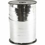Cadeaulint Zilver Metallic - Glanzend Krullint - Luxe Sierlint Voor DIY Geschenkverpakking & Feestdecoratie - Extra Sterk Cadeaulint Voor Strikken & Versiering - Breedte 10 mm - Lengte 250 m - 1 Rol