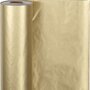 Cadeaupapier, goud, B: 50 cm, 60 gr, 100 m/ 1 rol