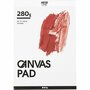Canvas Blok - Wit Geprimed A4 Canvas - Geschikt Voor Acryl- en Olieverf Schilderijen - 280 gram - 10 vellen per blok - Kunstschildersdoek - Hobby Canvas - DIY Kunst