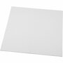Canvas Paneel - Paneel voor Schilderen - Vierkant Schilderpaneel - Wit Schildercanvas - Verpaneel - Schilderpaneel - Paneeldoek - Gespannen Canvas - Canvasbord - 280 gram - Vierkant - 30 x 30 cm