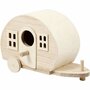 Caravan - Kleine Caravan - DIY Versieren - Licht Hout - 18x8x11 cm - 1 stuk