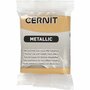 Cernit Boetseerklei  Afbakbare Klei  Porseleinlook Klei  Gouden Klei Voor Modelleren  Metallic Afbakklei Voor Beeldjes  56 Gram - Goud Metallic (050)