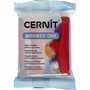 Cernit Boetseerklei - Modellering Klei - Kneedbare Klei - Ovenhardende Klei - Zelfhardende Klei - Porseleinlook - Luchtdrogende Klei - Rode Klei - Carmine Red (420) - 56 Gram