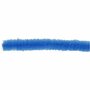 Chenilledraad - Pijpenragers - Donkerblauw - Nylon, Metaal - Lengte: 30 cm - Dikte: 15mm - Creotime - 15 stuks