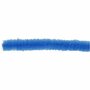 Chenille Draad - Pluche Draad - Pijpenragers - Metaal Draad - Fleecedraad - DIY Draad - Flexibel Decoratief Knutsel Draad - Buigzaam Draad - Donkerblauw - Lengte: 30cm - Dikte: 15mm - 15 Stuks