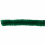 Chenille Draad - Pluche Draad - Pijpenragers - Metaal Draad - Fleecedraad - DIY Draad - Flexibel Decoratief Knutsel Draad - Buigzaam Draad - Donkergroen - Lengte: 30cm - Dikte: 15mm - 200 Stuks