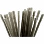 Chenille Draad - Pluche Draad - Pijpenragers - Metaal Draad - Fleecedraad - DIY Draad - Flexibel Decoratief Knutsel Draad - Buigzaam Draad - Grijs - Lengte: 30cm - Dikte: 9mm - 25 Stuks
