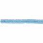 Chenille Draad - Pluche Draad - Pijpenragers - Metaal Draad - Fleecedraad - DIY Draad - Flexibel Decoratief Knutsel Draad - Buigzaam Draad - Lichtblauw - Lengte: 30cm - Dikte: 6mm - 50 Stuks