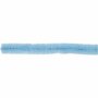 Chenilledraad - Pijpenragers - Lichtblauw - Nylon, Metaal - Lengte: 30 cm - Dikte: 9mm - Creotime - 25 stuks