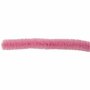Chenille Draad - Pluche Draad - Pijpenragers - Metaal Draad - Fleecedraad - DIY Draad - Flexibel Decoratief Knutsel Draad - Buigzaam Draad - Roze - Lengte: 30cm - Dikte: 15mm - 15 Stuks