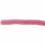 Chenille Draad - Pluche Draad - Pijpenragers - Metaal Draad - Fleecedraad - DIY Draad - Flexibel Decoratief Knutsel Draad - Buigzaam Draad - Roze - Lengte: 30cm - Dikte: 6mm - 50 Stuks