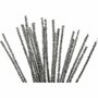 Chenille Draad - Pluche Draad - Pijpenragers - Metaal Draad - Fleecedraad - DIY Draad - Flexibel Decoratief Knutsel Draad - Buigzaam Draad - Zilver Metallic - Lengte: 30cm - 24 Stuks
