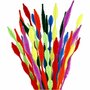 Chenille Draad - Pluche Draad - Pijpenragers - Metaal Draad - Fleecedraad - DIY Draad - Flexibel Decoratief Knutsel Draad - Buigzaam Draad - Gegolfd Kleurenmix - Lengte: 30cm - 28 Stuks