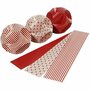 Click Ballen - Rood - Rood - Vivi Gade - 5,5x28,4 cm - 9 stuks