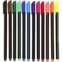 Colortime Fineliner , diverse kleuren, lijndikte 0,6-0,7 mm, 12 stuk/ 1 doos