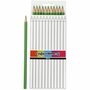 Kleurpotloden - Groene Potloden - Tekenmateriaal - Potloden Set - Professionele Kwaliteit - Hobby & School - 12 Stuks