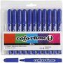 Colortime stift, blauw, lijndikte 5 mm, 12 stuk/ 1 doos