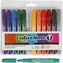 Colortime stift, extra kleuren, lijndikte 5 mm, 12 stuk/ 1 doos