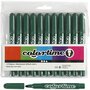 Colortime stift, groen, lijndikte 5 mm, 12 stuk/ 1 doos