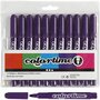 Colortime stift, paars, lijndikte 5 mm, 12 stuk/ 1 doos