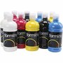 Cover Verf - Diverse Kleuren - Verf Op Waterbasis - Hobbyverf - Matte Verf - Primailre Kleuren - 10x500ml