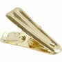 Deco knijpers, goud, L: 27 mm, B: 14 mm, 10 stuk