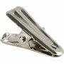 Deco knijpers, zilver, L: 27 mm, B: 14 mm, 10 stuk