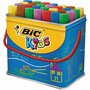 Jumbo Markers - Dikke Stiften - Kindvriendelijke Stiften - XXL Punt - Teken & Kleuren - Waterbasis - BIC Kids - 30 Stuks